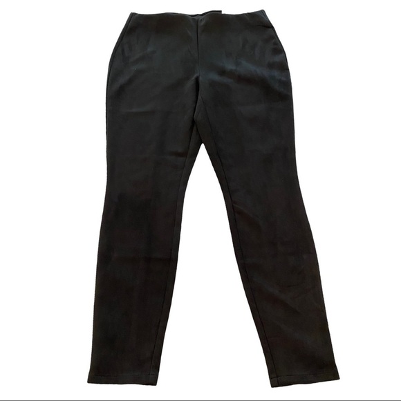 Chico’s Faux Suede Pull on Leggings - Picture 1 of 5